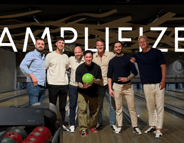 amplifize-team-with-logo-on-background